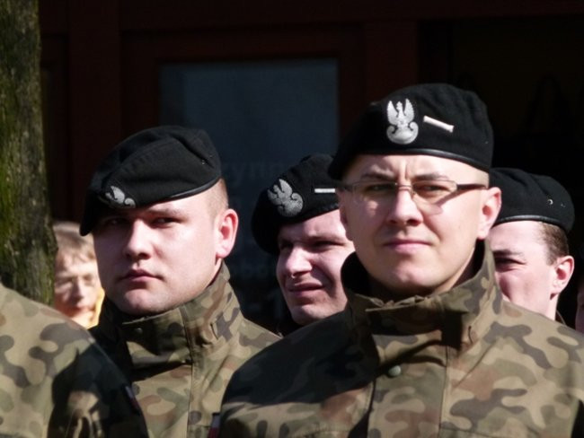 Proporzec dla I Dywizjonu (zdjęcia)