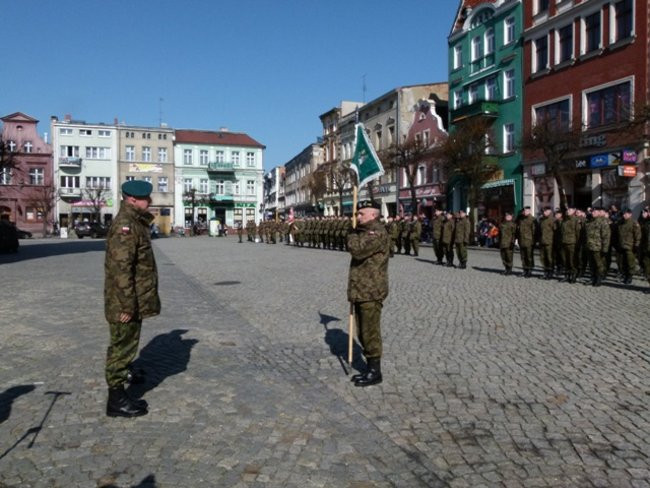 Proporzec dla I Dywizjonu (zdjęcia)