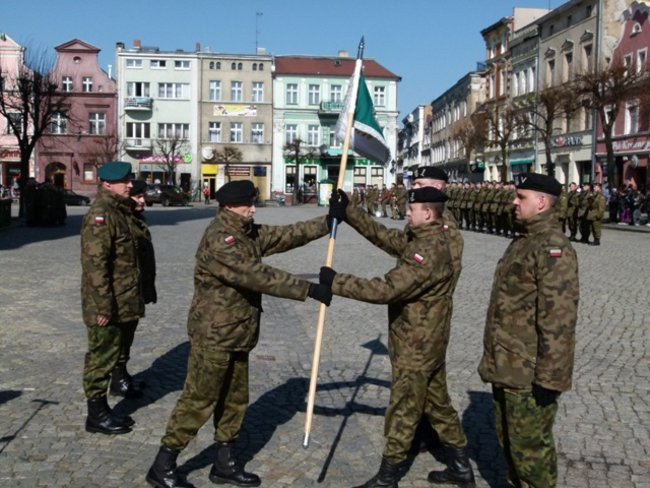 Proporzec dla I Dywizjonu (zdjęcia)