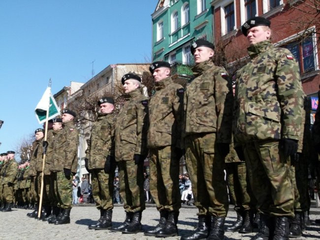 Proporzec dla I Dywizjonu (zdjęcia)
