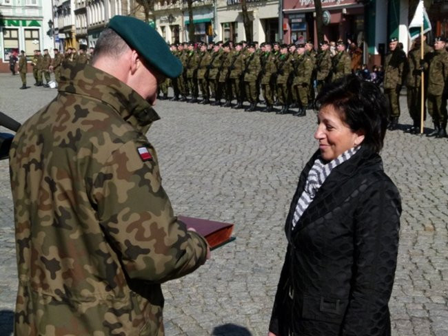 Proporzec dla I Dywizjonu (zdjęcia)