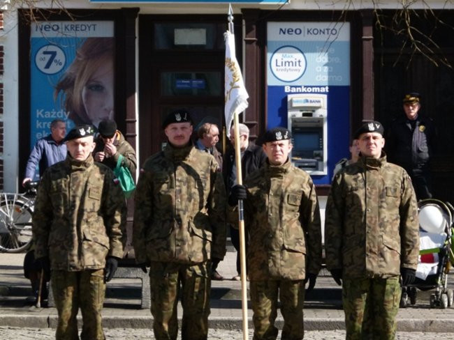Proporzec dla I Dywizjonu (zdjęcia)