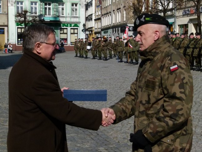 Proporzec dla I Dywizjonu (zdjęcia)