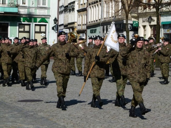 Proporzec dla I Dywizjonu (zdjęcia)