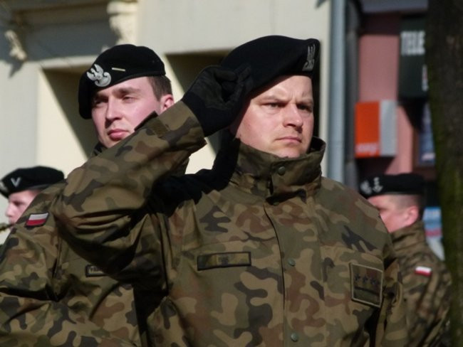 Proporzec dla I Dywizjonu (zdjęcia)