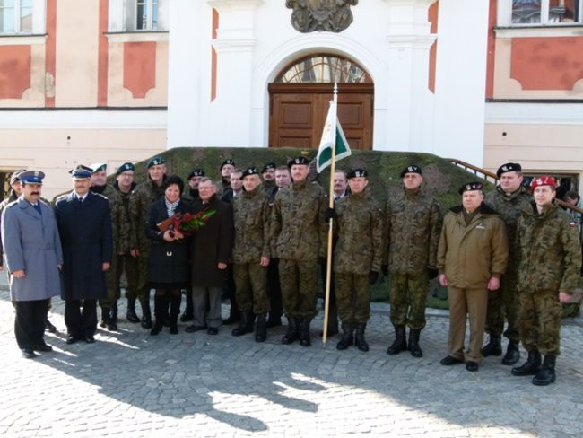 Proporzec dla I Dywizjonu (zdjęcia)
