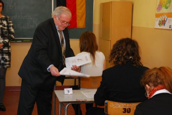 Piszą test z niemieckiego (zdjęcia)