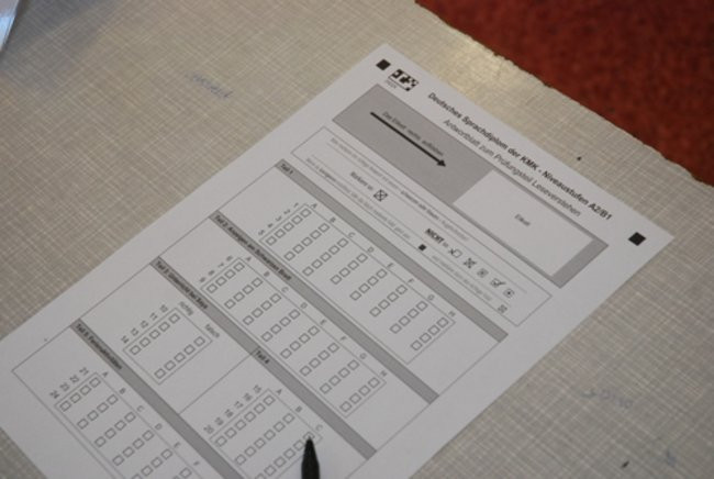 Piszą test z niemieckiego (zdjęcia)