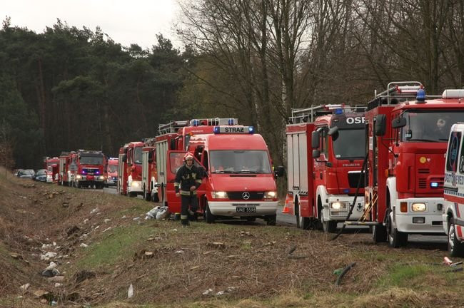 Strażacy z dziewięciu powiatów ćwiczyli pod Wojnowicami (dźwięk, zdjęcia i wideo)