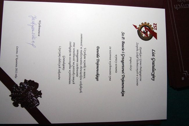 Koniec nauki w ZST w Lesznie (zdjęcia)