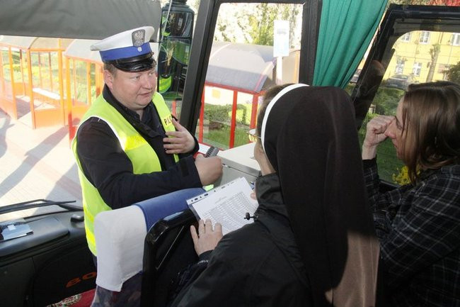 Kontrola w Osiecznej (zdjęcia)