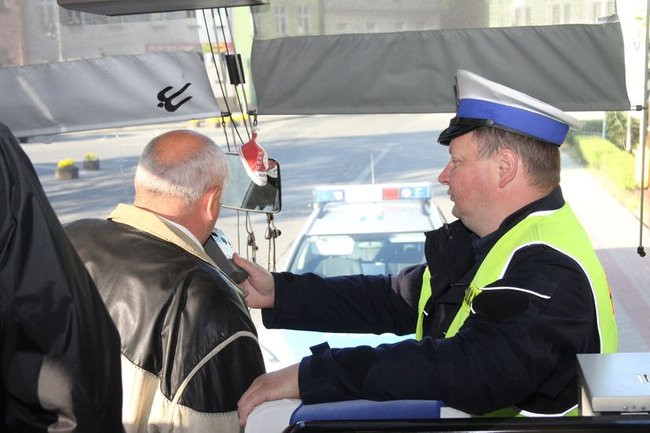 Kontrola w Osiecznej (zdjęcia)