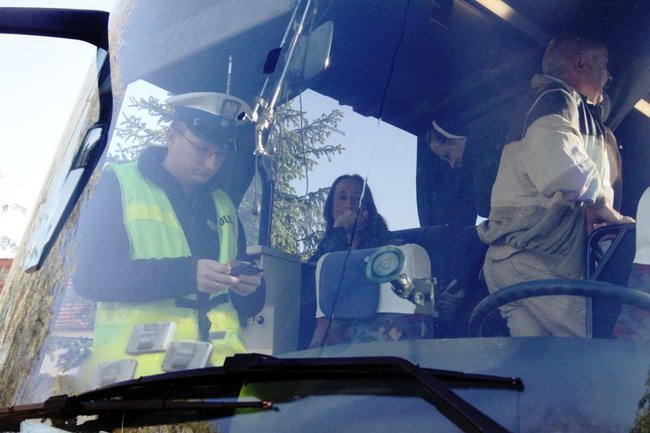 Kontrola w Osiecznej (zdjęcia)