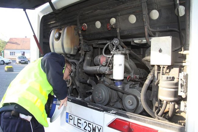 Kontrola w Osiecznej (zdjęcia)