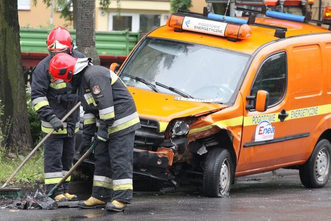 Dwie kolizje w tym samym miejscu (zdjęcia)