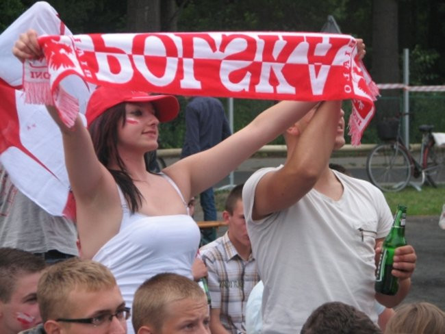 Drobnin na festynie kibicował polskiej drużynie (zdjęcia)