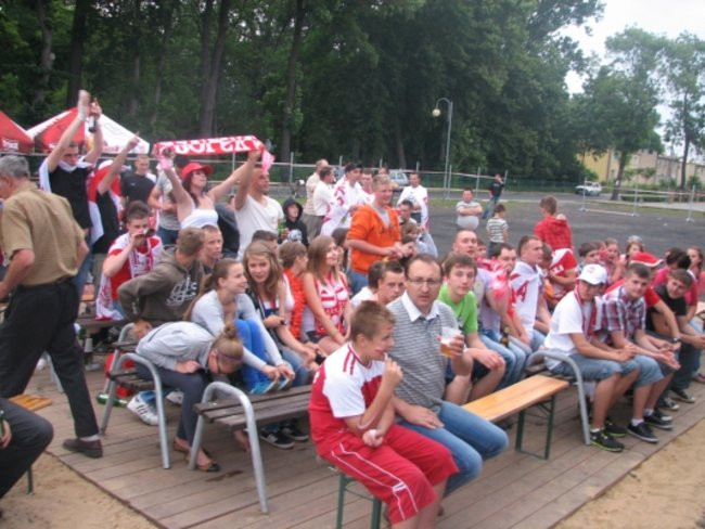 Drobnin na festynie kibicował polskiej drużynie (zdjęcia)