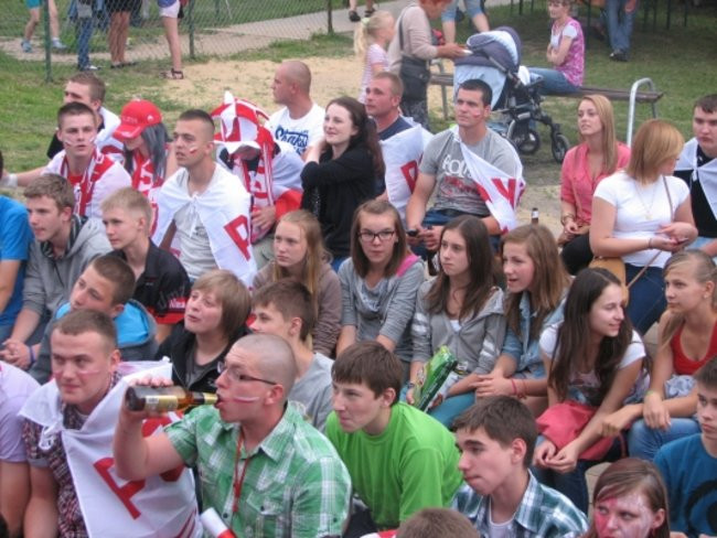 Drobnin na festynie kibicował polskiej drużynie (zdjęcia)
