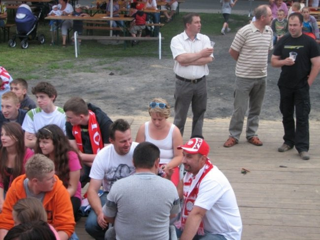 Drobnin na festynie kibicował polskiej drużynie (zdjęcia)