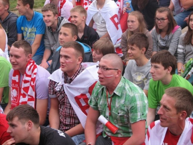 Drobnin na festynie kibicował polskiej drużynie (zdjęcia)