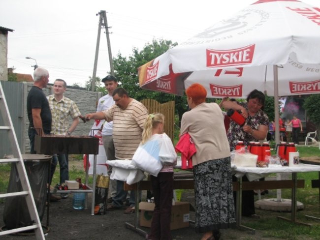 Drobnin na festynie kibicował polskiej drużynie (zdjęcia)