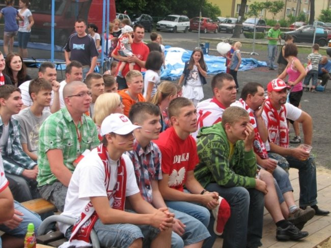 Drobnin na festynie kibicował polskiej drużynie (zdjęcia)