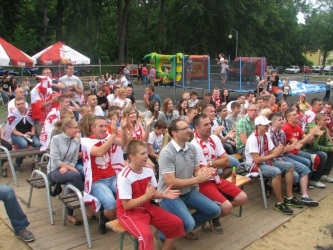 Drobnin na festynie kibicował polskiej drużynie (zdjęcia)