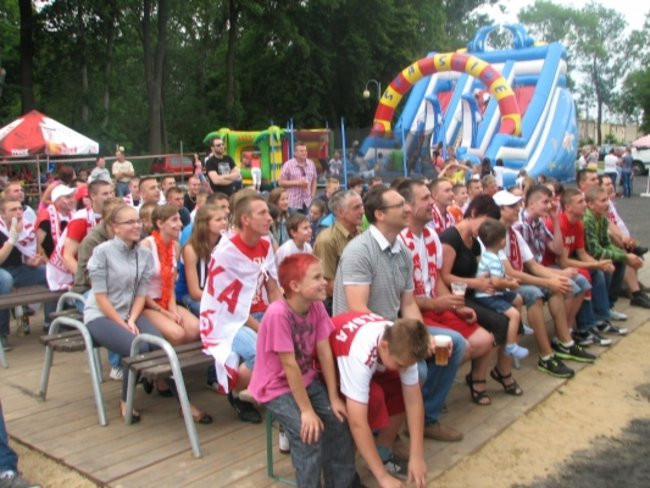 Drobnin na festynie kibicował polskiej drużynie (zdjęcia)