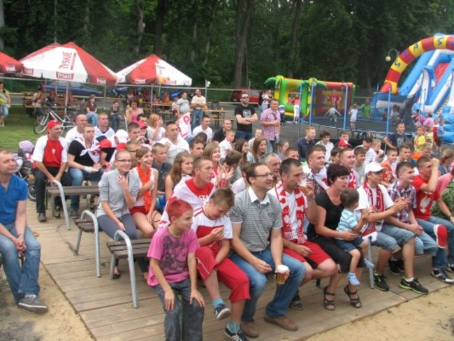 Drobnin na festynie kibicował polskiej drużynie (zdjęcia)