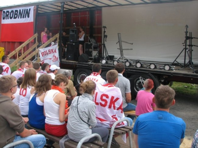 Drobnin na festynie kibicował polskiej drużynie (zdjęcia)