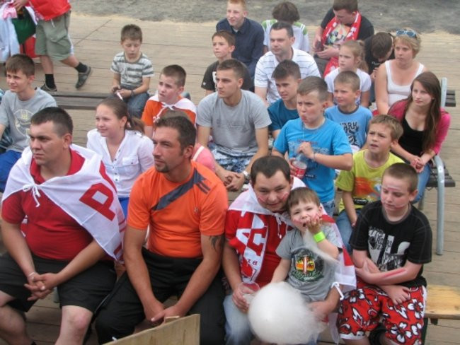 Drobnin na festynie kibicował polskiej drużynie (zdjęcia)