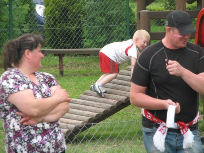 Drobnin na festynie kibicował polskiej drużynie (zdjęcia)