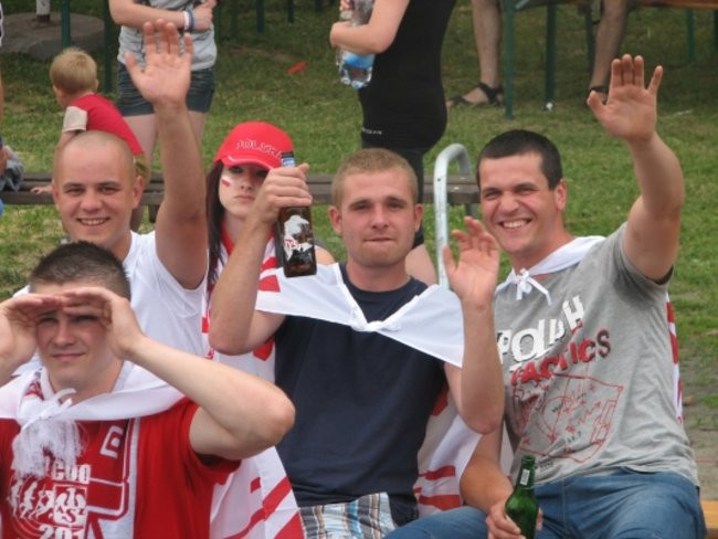 Drobnin na festynie kibicował polskiej drużynie (zdjęcia)