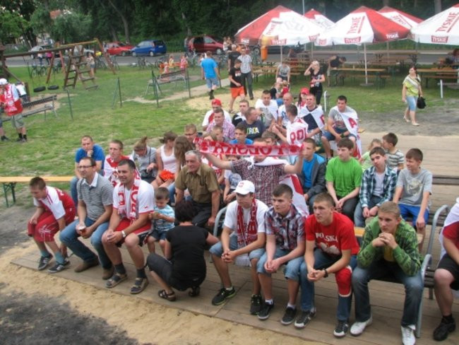 Drobnin na festynie kibicował polskiej drużynie (zdjęcia)