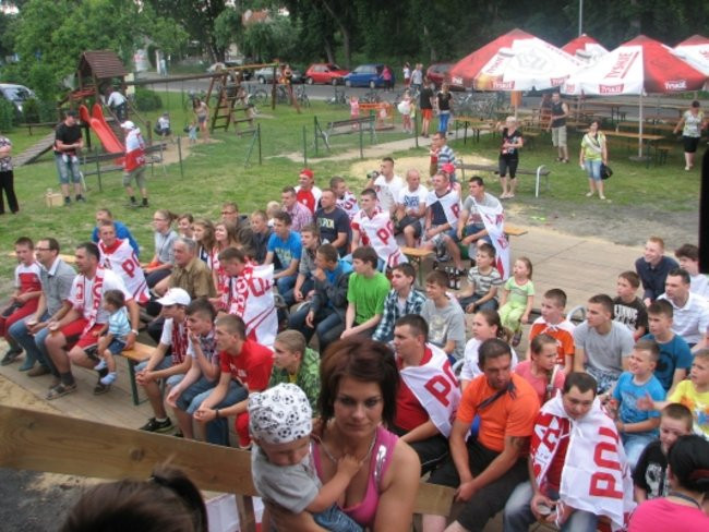 Drobnin na festynie kibicował polskiej drużynie (zdjęcia)