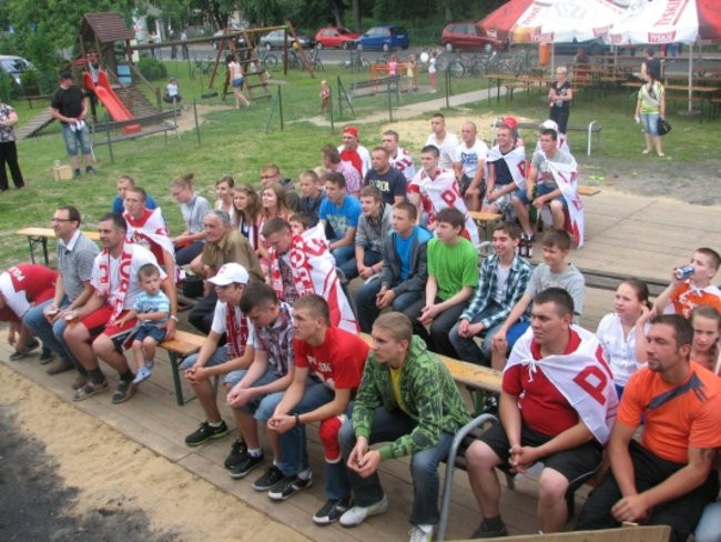 Drobnin na festynie kibicował polskiej drużynie (zdjęcia)