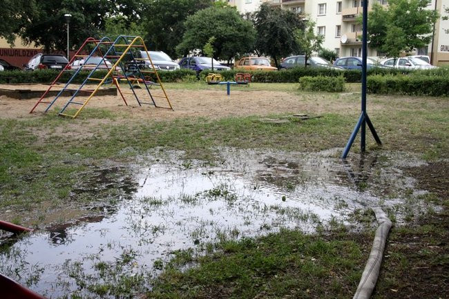 Leszno tonie w wodzie (zdjęcia)