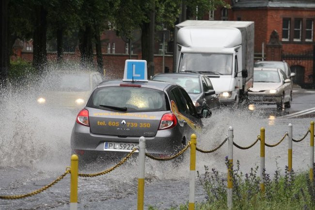 Leszno tonie w wodzie (zdjęcia)