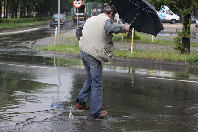 Leszno tonie w wodzie (zdjęcia)