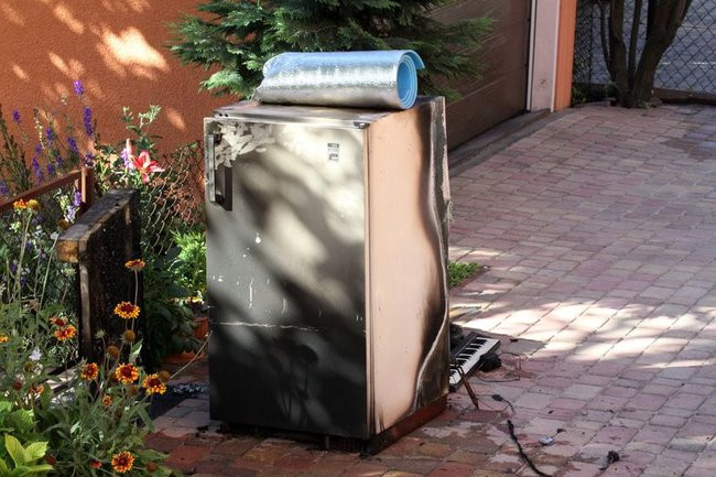 Zwarcie w agregacie (zdjęcia)