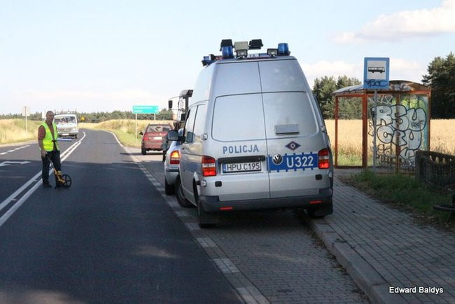 Skoda uderzyła w motocykl