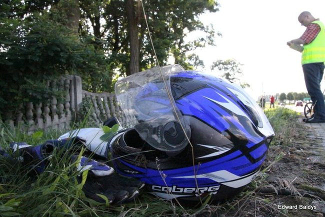 Skoda uderzyła w motocykl