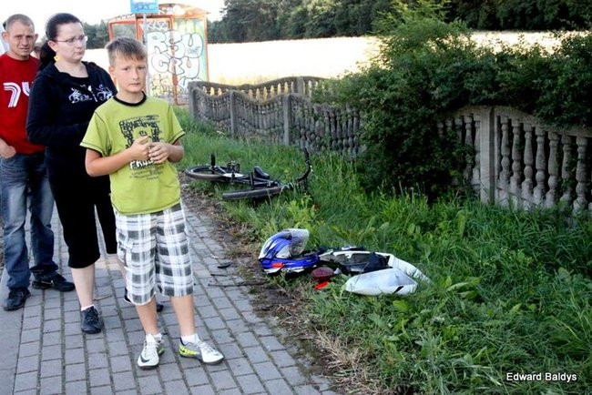 Skoda uderzyła w motocykl