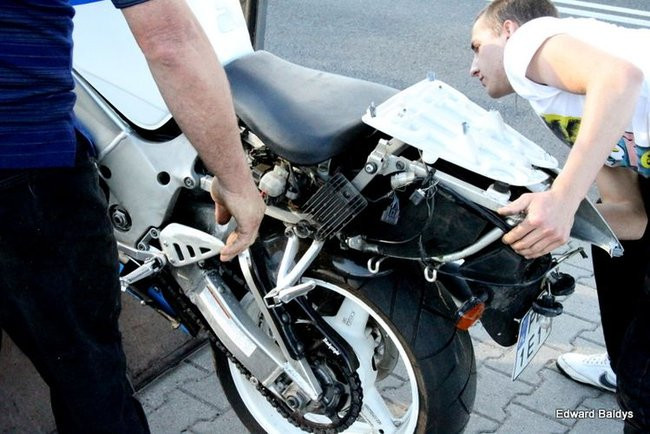 Skoda uderzyła w motocykl