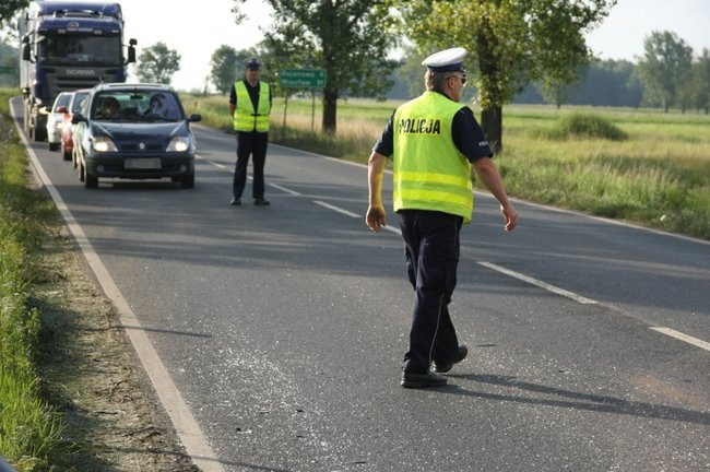 Zderzenie tirów w Rojęczynie (zdjęcia)