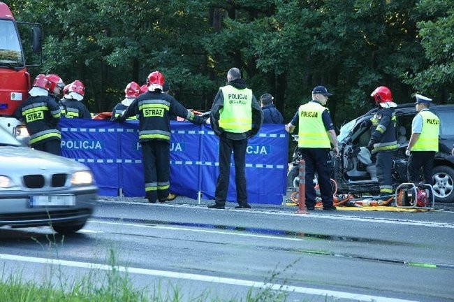 Tragiczny wypadek pod Lesznem! (zdjęcia i dźwięk)