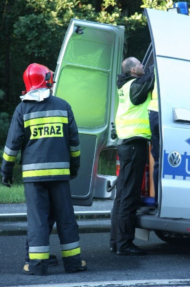 Tragiczny wypadek pod Lesznem! (zdjęcia i dźwięk)