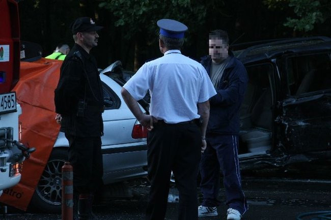 Tragiczny wypadek pod Lesznem! (zdjęcia i dźwięk)