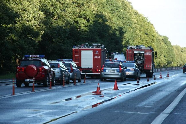 Tragiczny wypadek pod Lesznem! (zdjęcia i dźwięk)