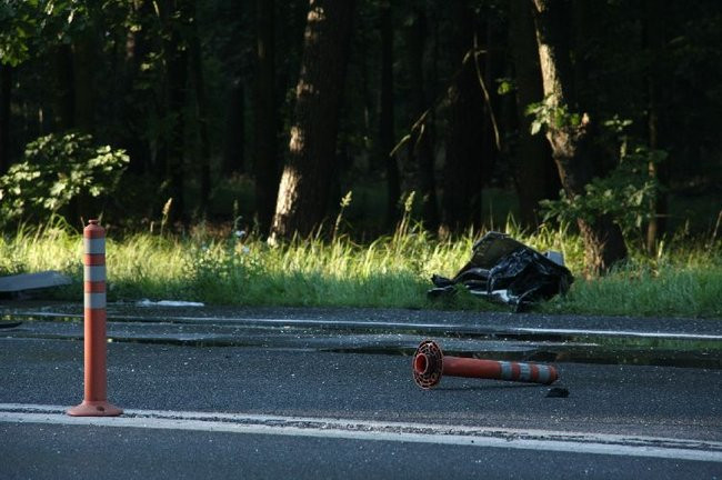 Tragiczny wypadek pod Lesznem! (zdjęcia i dźwięk)